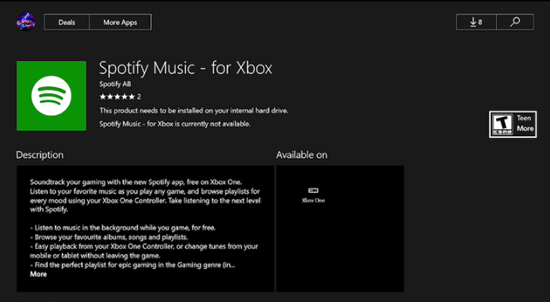 How To Install Spotify On Xbox One