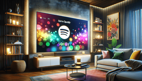 Use a Smart TV Built In Spotify App