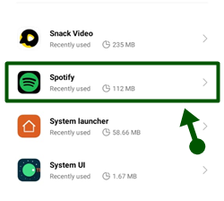 how to Reinstall the Spotify App step 3