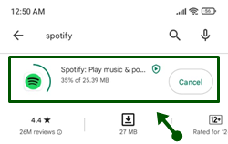 how to Reinstall the Spotify App step 6